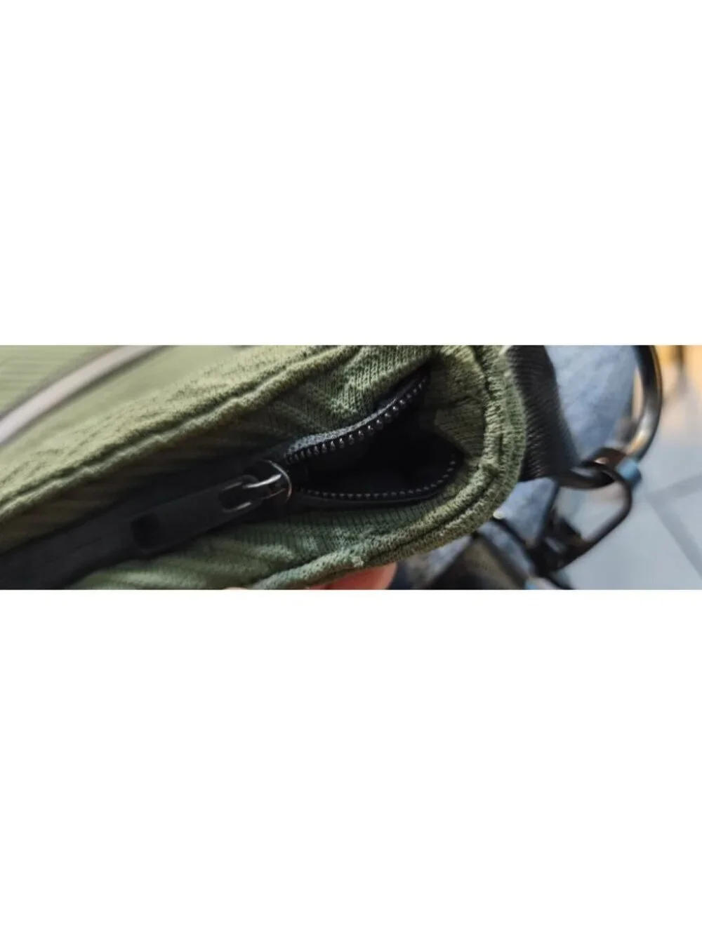 : Go Dash Dot Infinity Bag Olive Green Hobo Tote Gym Yoga Travel Shoulder Purse